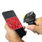 Szybki skaner Magazyn Bezprzewodowy czytnik kodów kreskowych 2D Bluetooth z możliwością noszenia na palec