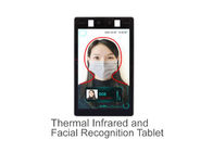 8-calowy ekran LCD Rozpoznawanie twarzy Termometr Wykrywanie temperatury CE ROHS FCC Zatwierdzone
