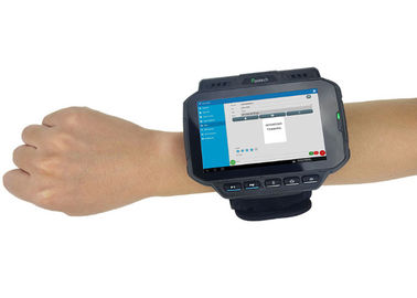 Poręczny skaner Opaska Android PDA Terminal danych kodów kreskowych z pamięcią WT04