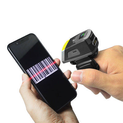 EF02 Oryginalny producent CMOS QR PDF417 Finger Ring Wearable Mini 2D BT Barcode Scanner